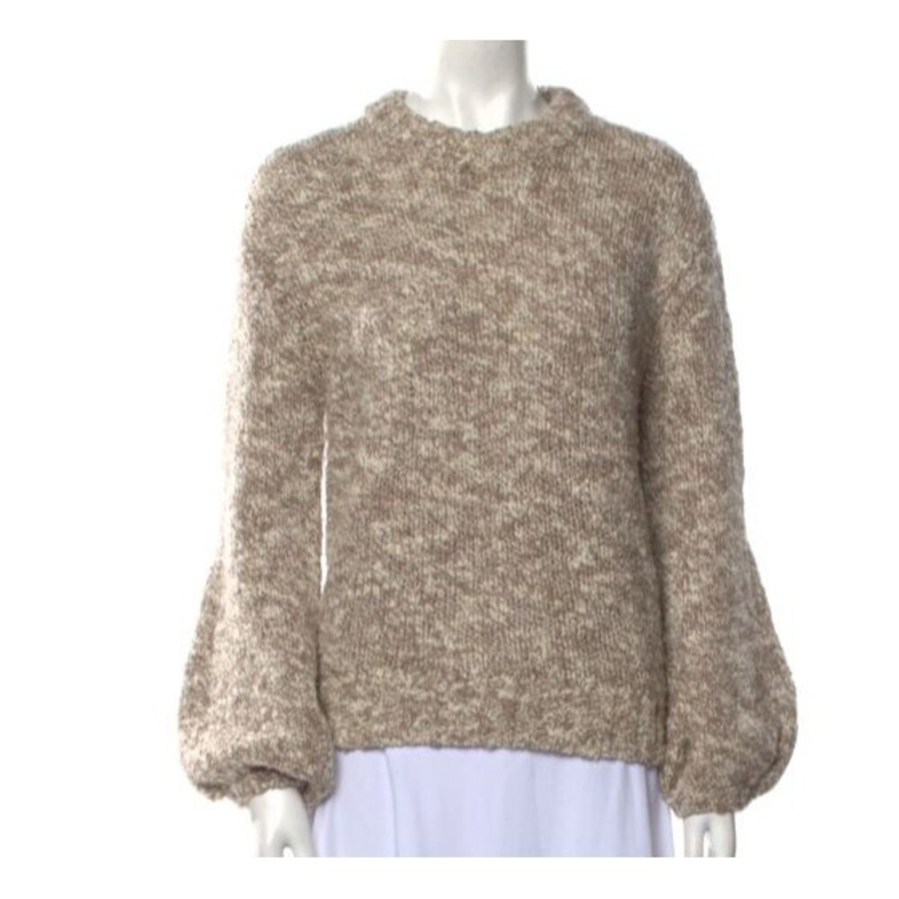 Cozy Beige Knit Sweater